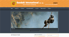 Desktop Screenshot of gandakibee.com.np